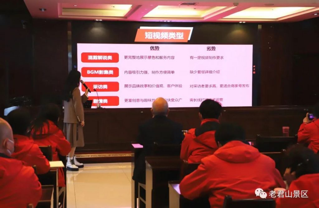 老君山文旅集团开展2022年度短视频专题培训